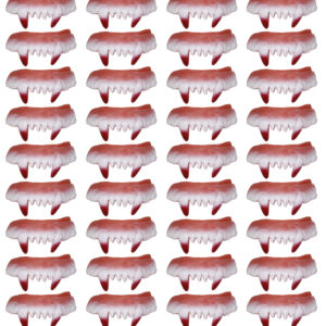 Denti Conte Dracula  (cf 48 Pz) Accessorio Di Carnevale - immagine 1