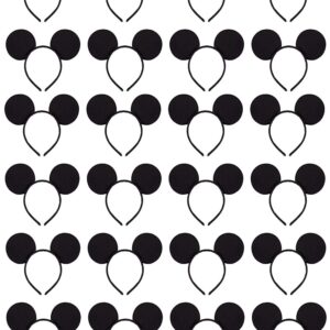 Cerchietto Frontino Nero(cf 24 Pz) Accessorio Di Carnevale