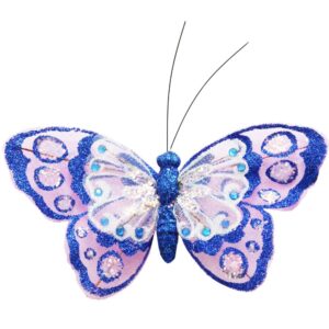 Fermacapelli Farfalla Royal Accessorio Di Carnevale