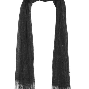 Foulard Spagnola Nero Accessorio Di Carnevale