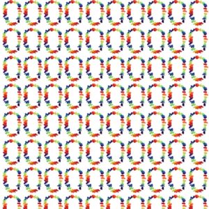 Ghirlanda Hawaiana Economica Cf 96 Pz Accessorio Di Carnevale - immagine 1