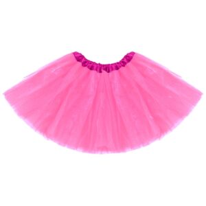 Gonna Tulle Adulto Fuxia Accessorio Di Carnevale