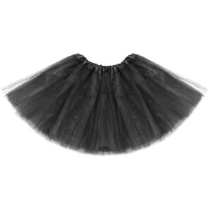 Gonna Tulle Adulto Nero Accessorio Di Carnevale