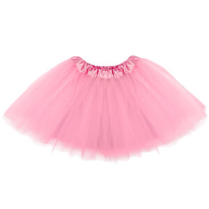 Gonna Tulle Bambina Rosa Accessorio Di Carnevale - immagine 1