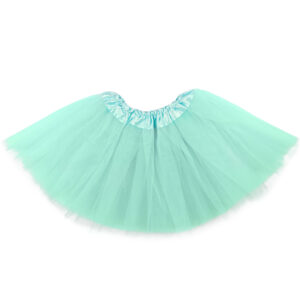 Gonna Tulle Bambina Celeste Accessorio Di Carnevale - immagine 1