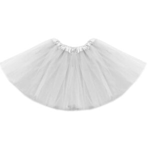 Gonna Tulle Bambina Bianca Accessorio Di Carnevale - immagine 1