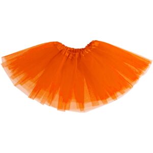 Gonna Tulle Bambina Arancione Accessorio Di Carnevale