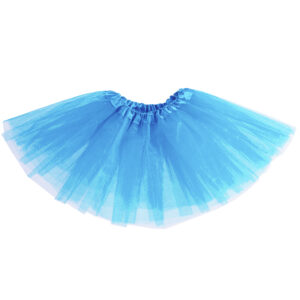Gonna Tulle Bambina Celeste Accessorio Di Carnevale - immagine 1