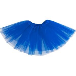 Gonna Tulle Bambina Blu Royal Accessorio Di Carnevale - immagine 1
