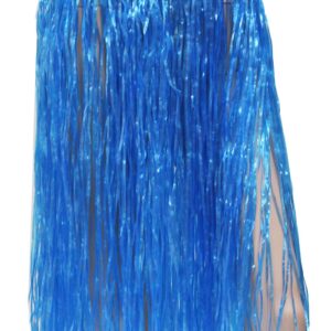 Gonna Hawaiana 60 Cm Turchese Accessorio Di Carnevale - immagine 1