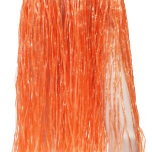 Gonna Hawaiana 60 Cm Arancio Accessorio Di Carnevale