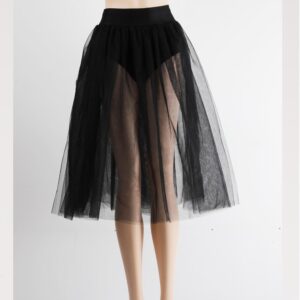 Gonna Tulle Con Mutandina Adulto Accessorio Di Carnevale - immagine 1