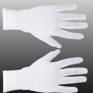 Guanti Bianchi Bambino/a Accessorio Di Carnevale - immagine 1