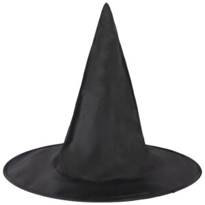 Cappello Strega Nero Accessorio Di Carnevale - immagine 1