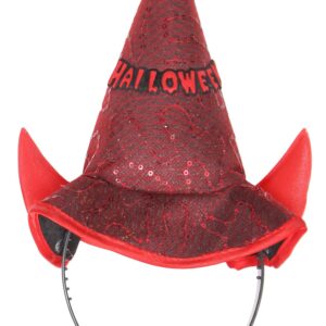 Cappellino Halloween Diavolo Accessorio Di Carnevale - immagine 1