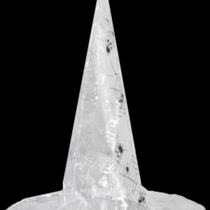 Cappello Tulle Ragnatela Bianco Accessorio Di Carnevale