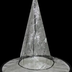 Cappello Tulle Ragnatela Nero Accessorio Di Carnevale - immagine 1