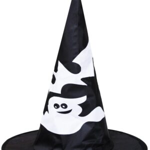 Cappello Strega Fantasia Fantasma Accessorio Di Carnevale - immagine 1