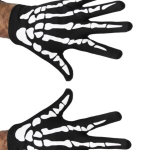 Guanti Scheletro  Accessorio Di Carnevale - immagine 1