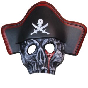Maschera Pirata Horror Accessorio Di Carnevale - immagine 1