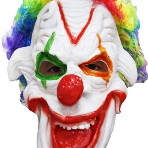 Maschera Demone Pagliaccio Accessorio Di Carnevale - immagine 1