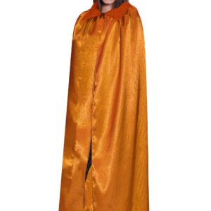 Mantello Arancione Adulto Accessorio Di Carnevale - immagine 1