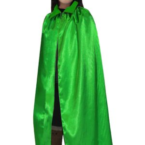 Mantello Bambino Verde Accessorio Di Carnevale - immagine 1