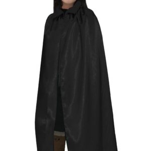 Mantello Bambino Nero Accessorio Di Carnevale