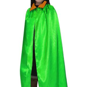 Mantello Bambino Verde Accessorio Di Carnevale