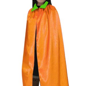Mantello Bambino-a Arancione Accessorio Di Carnevale