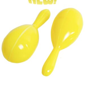 Marakas Gialle Accessorio Di Carnevale