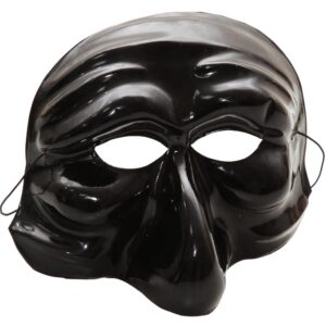 Maschera Pulcinella Accessorio Di Carnevale - immagine 1