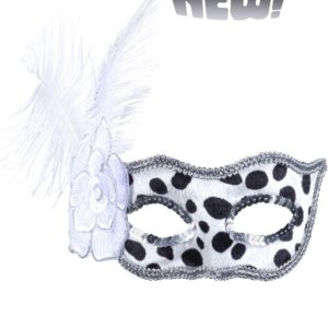 Maschera Dalmata Lusso  Accessorio Di Carnevale - immagine 1