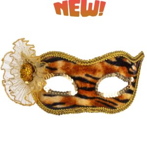 Maschera Tigrata Lusso  Accessorio Di Carnevale