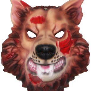Maschera Lupo Accessorio Di Carnevale - immagine 1