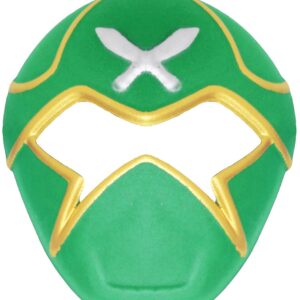 Maschera Samurai Verde Accessorio Di Carnevale - immagine 1
