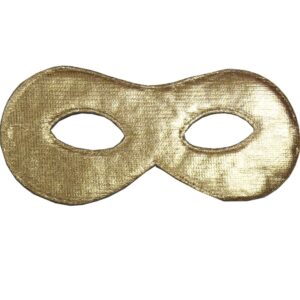 Maschera Laminata Oro Accessorio Di Carnevale - immagine 1