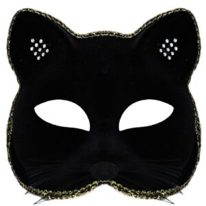 Maschera Pantera Lusso Accessorio Di Carnevale - immagine 1
