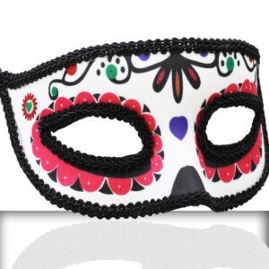 Maschera Scheletro Messicano  Accessorio Di Carnevale