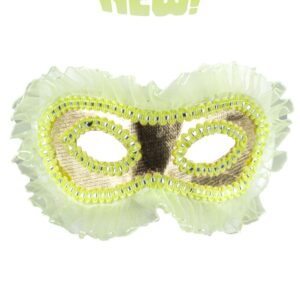 Maschera Artigianale Verde Accessorio Di Carnevale