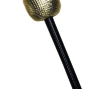 Microfono Oro Accessorio Di Carnevale - immagine 1