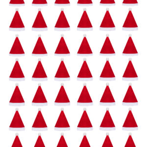 Cappello Babbo Natale Economico (cf 48 Pz) Accessorio Di Carnevale - immagine 1