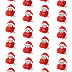 Cappello Natale Con Bavetta (cf 24 Pz) Accessorio Di Carnevale - immagine 1