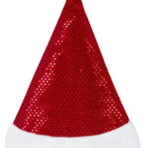 Cappello Babbo Natale Paillettes Accessorio Di Carnevale - immagine 1