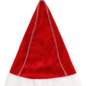 Cappello Babbo Natale Con Impuntura Accessorio Di Carnevale - immagine 1