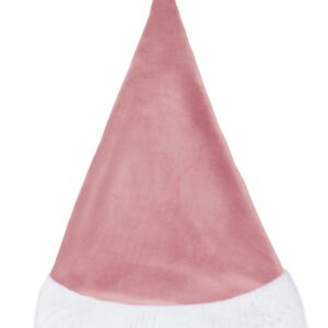 Cappello Natalizio In Velluto Rosa Accessorio Di Carnevale