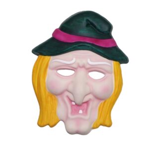 Maschera Befana/strega Eva Accessorio Di Carnevale - immagine 1