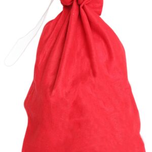 Sacco Di Babbo Natale Medio Velvet  Accessorio Di Carnevale - immagine 1