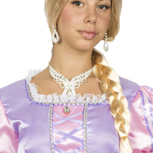 Parrucca Principessa Raperonzolo Accessorio Di Carnevale