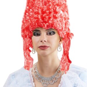 Parrucca Contessa Rossa Accessorio Di Carnevale